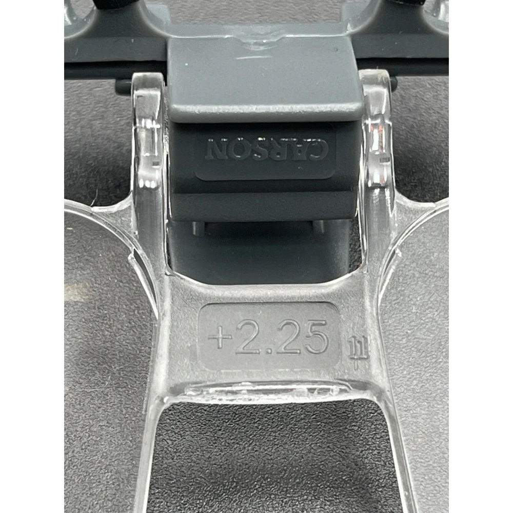 Carson Clip-On Magnifying‎ Glasses +2.25 OTC Readers Flip Up